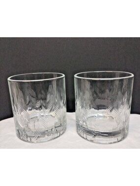 Grey Goose  Lowball Rock Glasses Set of 2 New 3"1/2x3"1/4